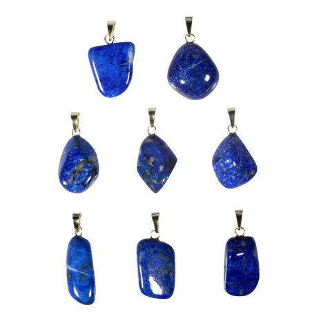 Lapis lazuli hanger met 14k gouden oogje Lapis lazuli hanger met 14k gouden oogje
