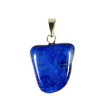 Lapis lazuli hanger met 14k gouden oogje Lapis lazuli hanger met 14k gouden oogje