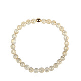 Citrien armband met 14k gouden kraal | 6 mm Citrien armband met 14k gouden kraal | 6 mm