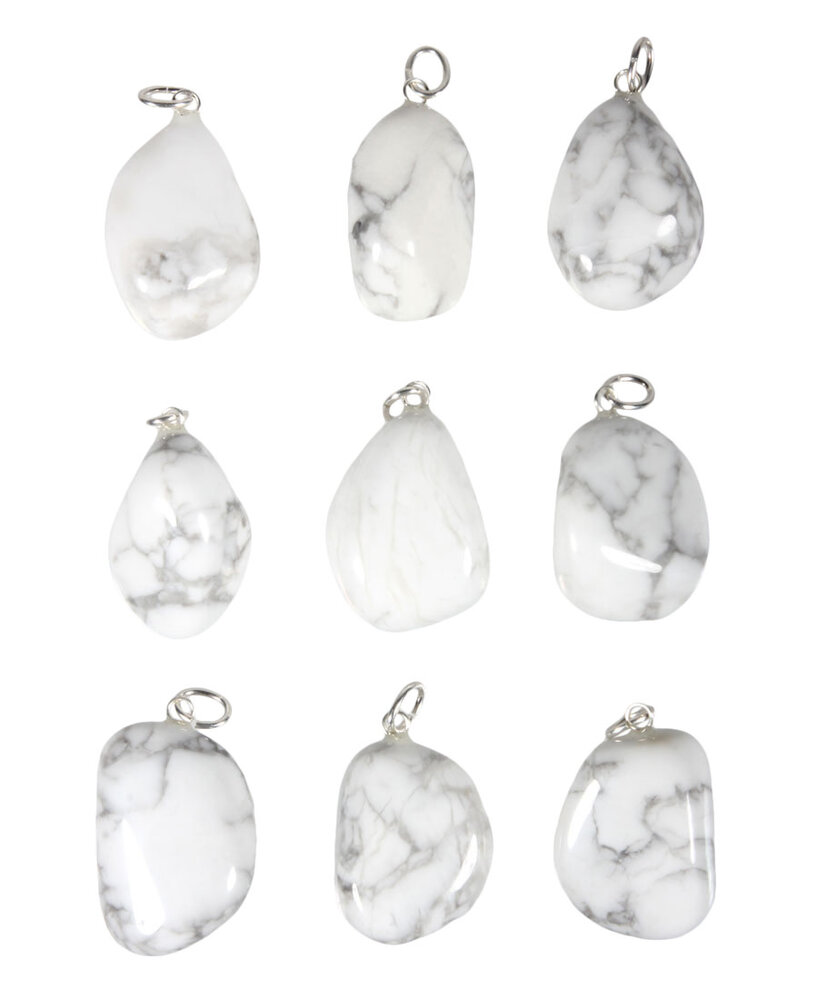 Howliet hanger met zilveren oogje Howliet hanger met zilveren oogje