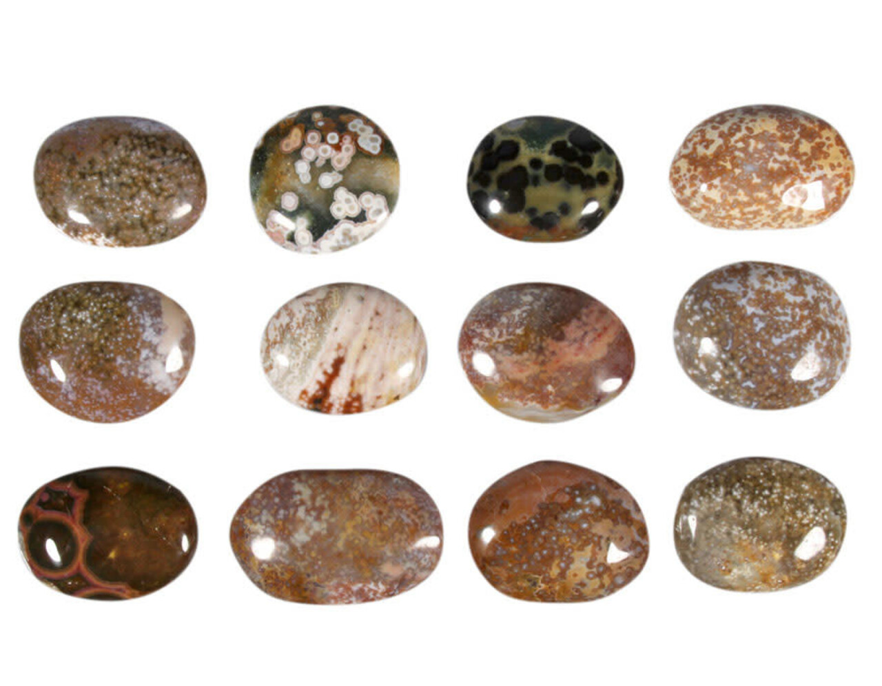 Jaspis (oceaan) steen plat gepolijst Jaspis (oceaan) steen plat gepolijst