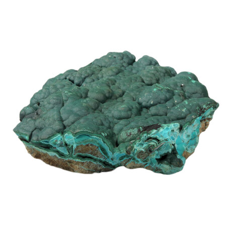 Malachiet met chrysocolla ruw 18 x 16 x 7 cm | 2122 gram Malachiet met chrysocolla ruw 18 x 16 x 7 cm | 2122 gram