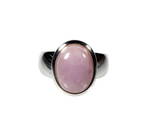 Zilveren ring kunziet maat 17 | ovaal 1,4 x 1,1 cm Zilveren ring kunziet maat 17 | ovaal 1,4 x 1,1 cm