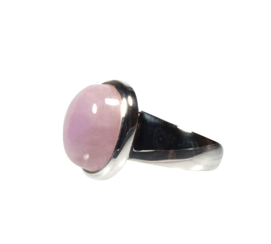 Zilveren ring kunziet maat 17 | ovaal 1,4 x 1,1 cm Zilveren ring kunziet maat 17 | ovaal 1,4 x 1,1 cm