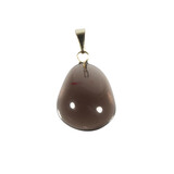 Obsidiaan (apachetranen) hanger met 14k gouden oogje Obsidiaan (apachetranen) hanger met 14k gouden oogje