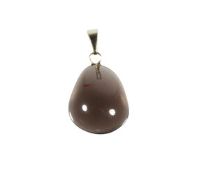 Obsidiaan (apachetranen) hanger met 14k gouden oogje Obsidiaan (apachetranen) hanger met 14k gouden oogje