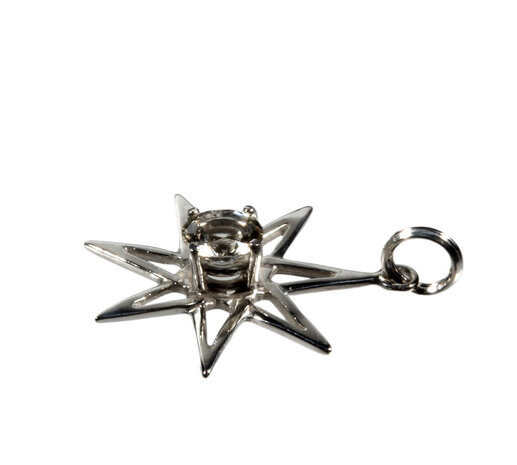 Zilveren hanger goud labradoriet pleiade Zilveren hanger goud labradoriet pleiade