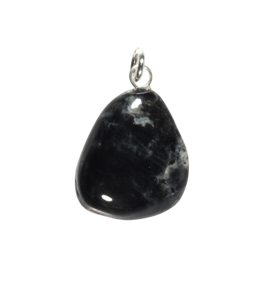 Spectroliet hanger met zilveren oogje Spectroliet hanger met zilveren oogje