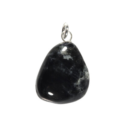 Spectroliet hanger met zilveren oogje Spectroliet hanger met zilveren oogje