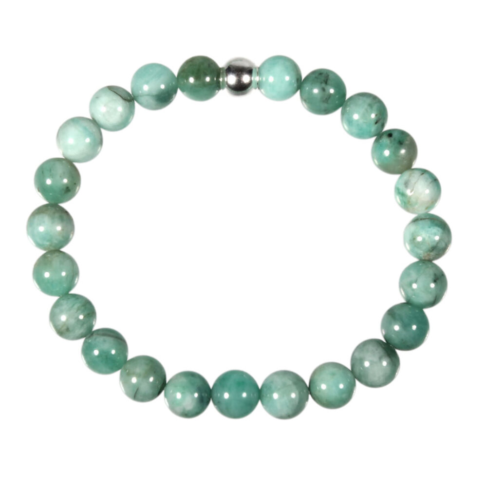 Smaragd armband A-kwaliteit 20 cm | 8 mm kralen