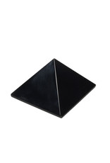 Obsidiaan (zwart) edelsteen piramide 3,9 - 4,3 cm