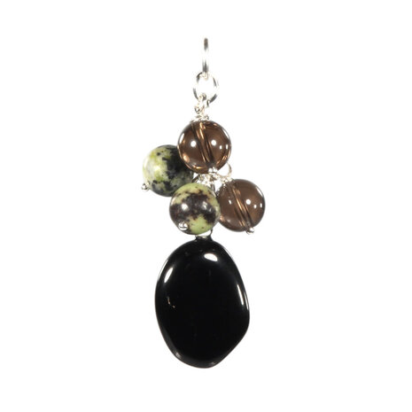 Zilveren hanger tros spier- en rugpijn Zilveren hanger tros spier- en rugpijn