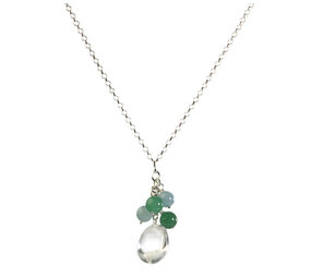 Zilveren ketting tros allergie & huid Zilveren ketting tros allergie & huid