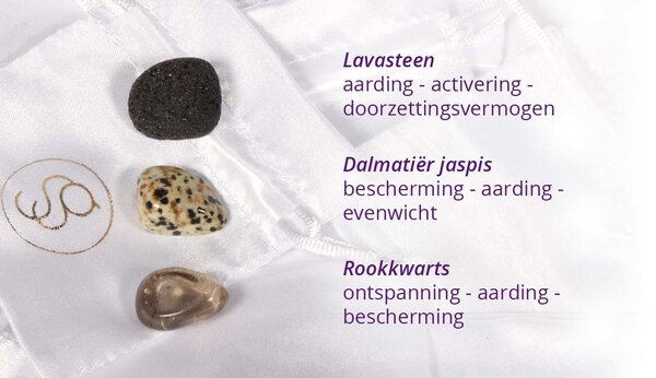 Edelsteen set aarden & reinigen Edelsteen set aarden & reinigen