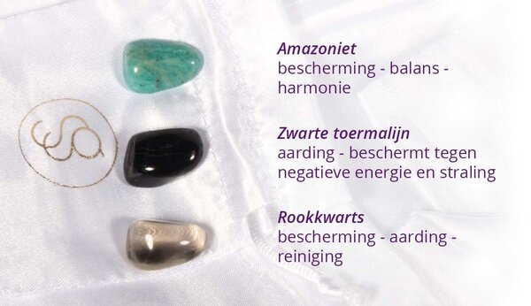 Edelsteen set anti-straling ruwe stenen Edelsteen set anti-straling ruwe stenen