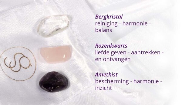 Edelsteen set harmonie Edelsteen set harmonie