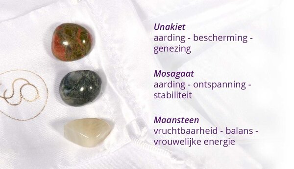 Edelsteen set zwangerschap Edelsteen set zwangerschap