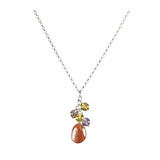 Zilveren ketting tros positieve energie en levensvreugde Zilveren ketting tros positieve energie en levensvreugde