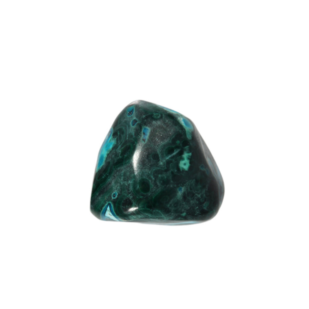 Chrysocolla met malachiet steen getrommeld | groot (L) Chrysocolla met malachiet steen getrommeld | groot (L)