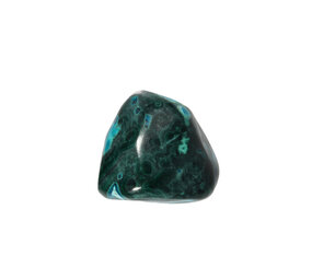 Chrysocolla met malachiet steen getrommeld 15 - 30 gram Chrysocolla met malachiet steen getrommeld 15 - 30 gram
