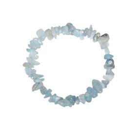 Aquamarijn (blauw) armband split Aquamarijn (blauw) armband split