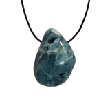 Jade (blauw) hanger doorboord Jade (blauw) hanger doorboord