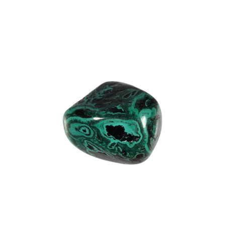 Chrysocolla met malachiet steen getrommeld 7 - 15 gram Chrysocolla met malachiet steen getrommeld 7 - 15 gram