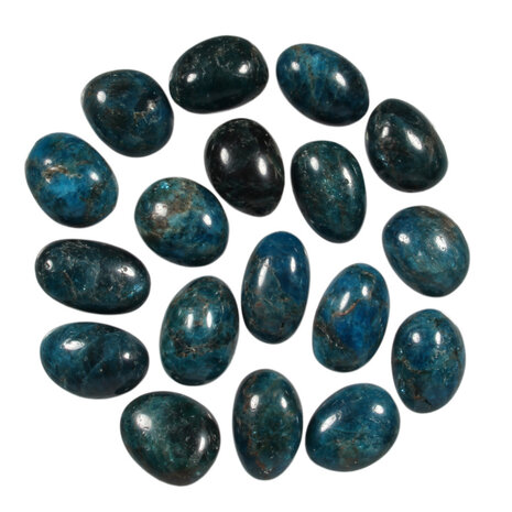 Apatiet (blauw) steen getrommeld 20 - 30 gram