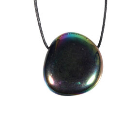 Titanium aura kwarts hanger doorboord Titanium aura kwarts hanger doorboord