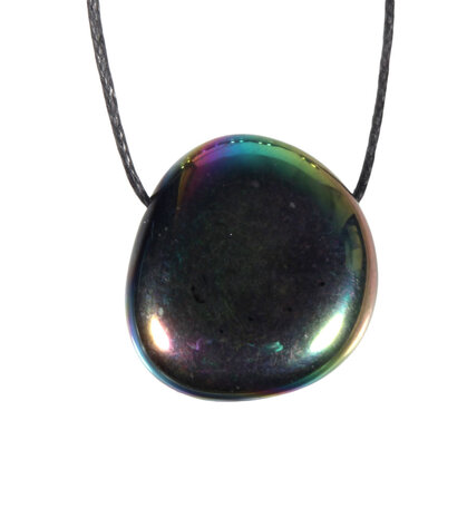 Titanium aura kwarts hanger doorboord Titanium aura kwarts hanger doorboord