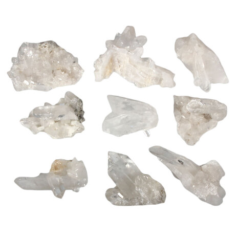 Bergkristal (Arkansas) cluster 50 - 100 gram