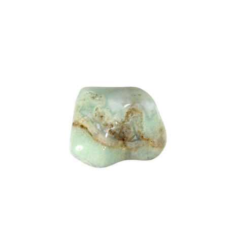 Chrysopraas steen getrommeld 5 - 10 gram Chrysopraas steen getrommeld 5 - 10 gram