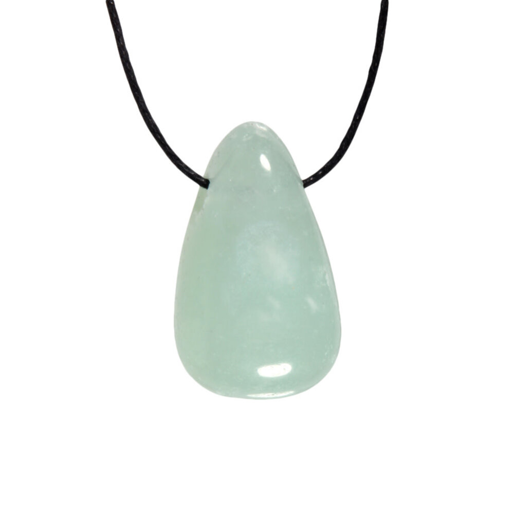 Calciet (groen) hanger A-kwaliteit doorboord