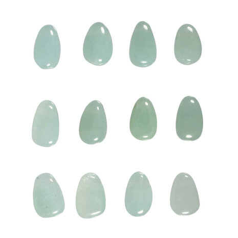 Calciet (groen) hanger A-kwaliteit doorboord