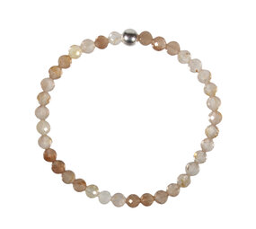 Goudtopaas armband facet 18 cm | 5 mm kralen Goudtopaas armband facet 18 cm | 5 mm kralen