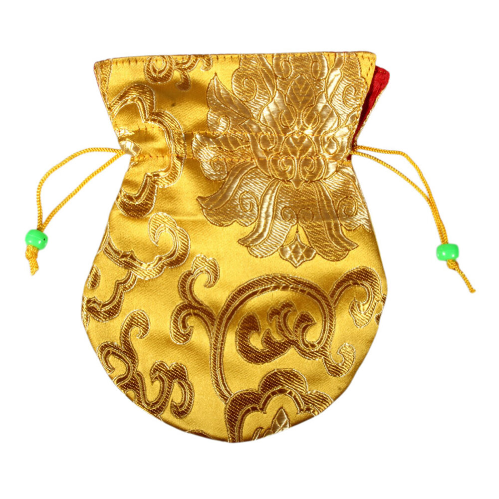 Buideltje brokaat geel Buideltje brokaat geel