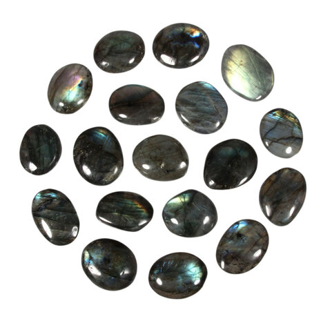 Labradoriet steen getrommeld A-kwaliteit 10 - 20 gram Labradoriet steen getrommeld A-kwaliteit 10 - 20 gram