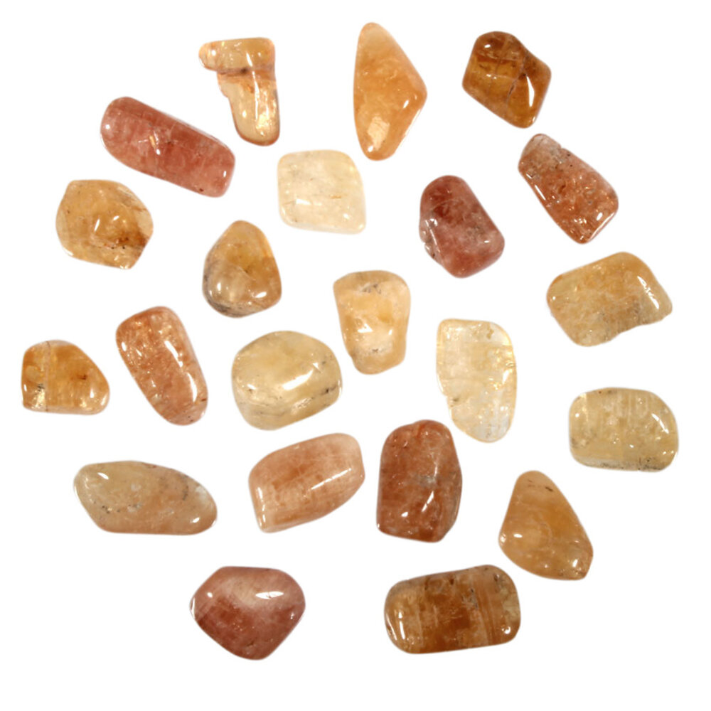 Goudtopaas steen getrommeld 2 - 5 gram Goudtopaas steen getrommeld 2 - 5 gram