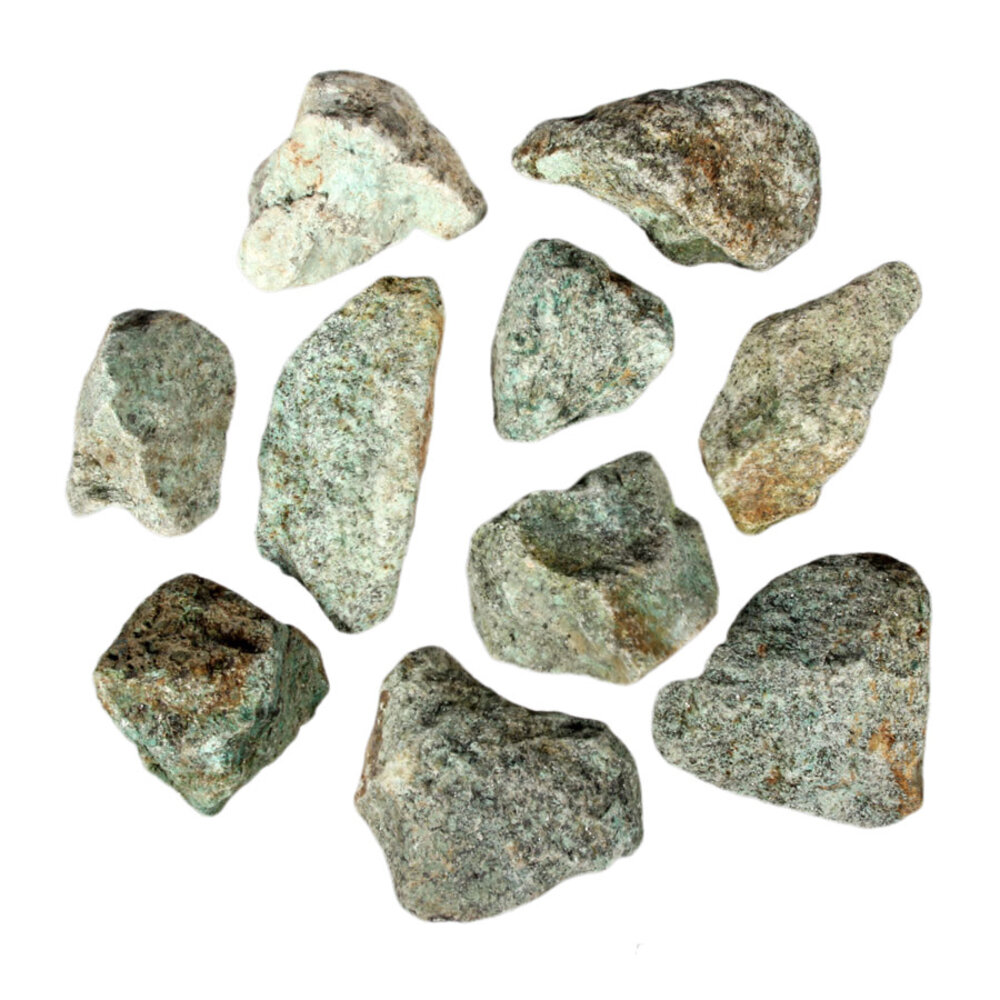 Turkoois ruw 50 - 100 gram Turkoois ruw 50 - 100 gram