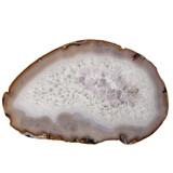 Agaat schijf gepolijst 31 x 19 x 0,5 cm | 665 gram