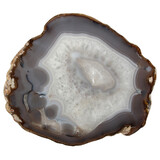 Agaat schijf gepolijst 25,5 x 22 x 0,6 cm | 752 gram