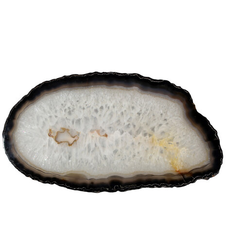 Agaat schijf gepolijst 33 x 18 x 0,6 cm | 890 gram