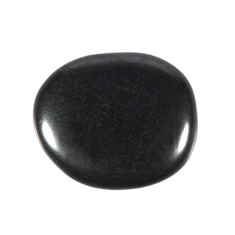 Hematiet steen plat gepolijst klein