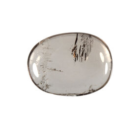 Rookkwarts steen plat gepolijst klein