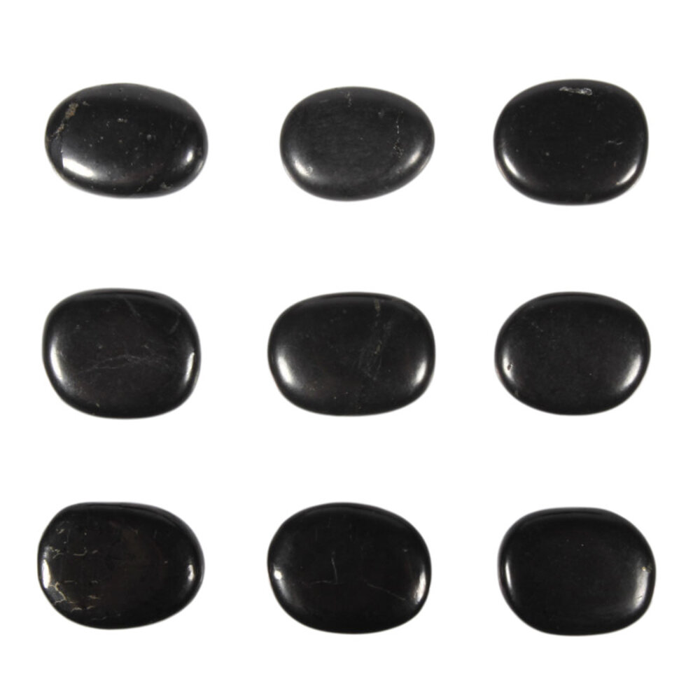 Shungiet steen plat gepolijst klein Shungiet steen plat gepolijst klein