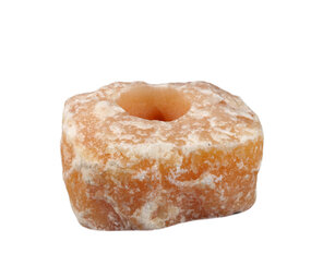 Calciet (oranje) theelichthouder