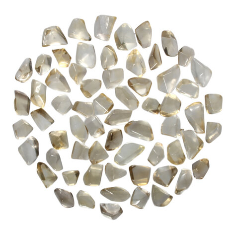 Citrien steen getrommeld 2 - 5 gram