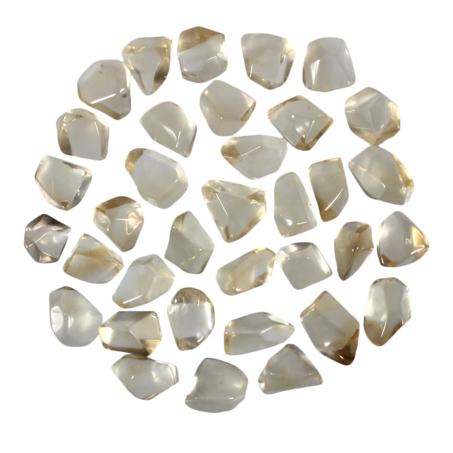 Citrien steen getrommeld 5 - 10 gram