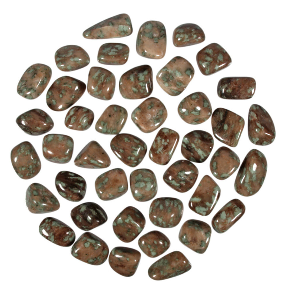 Nunderiet steen getrommeld 10 - 20 gram Nunderiet steen getrommeld 10 - 20 gram