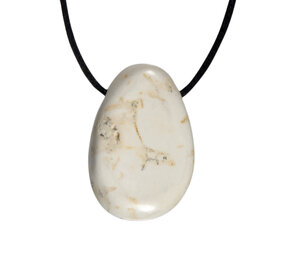 Magnesiet hanger gepolijst doorboord Magnesiet hanger gepolijst doorboord